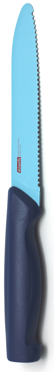 фото Нож кухонный "Atlantis", цвет: синий, длина лезвия 13 см. 5K-B