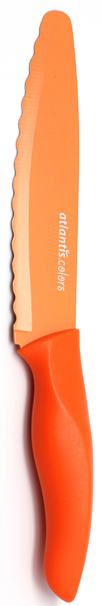 фото Нож универсальный "Atlantis", цвет: оранжевый, длина лезвия 15 см. 6D-O