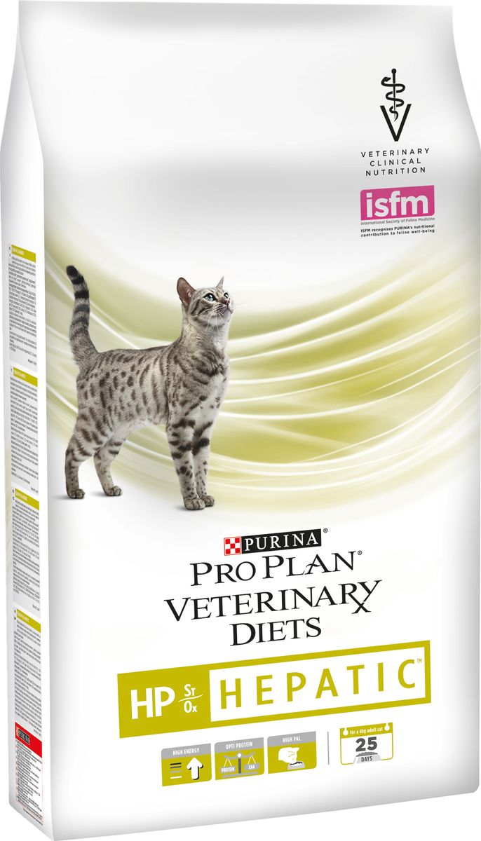 фото Корм сухой Pro Plan "Veterinary Diets. HP" для кошек, при заболеваниях печени, 1,5 кг Pro plan veterinary diets