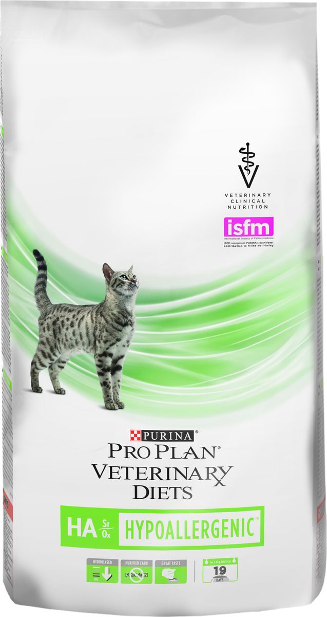 фото Корм сухой для кошек Pro Plan "Veterinary Diets. HА", профилактика аллергии, 1,3 кг Pro plan veterinary diets