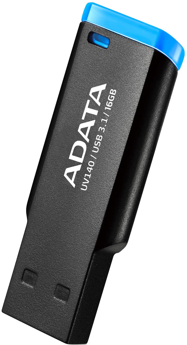 фото ADATA UV140 16GB, Black Blue USB-накопитель