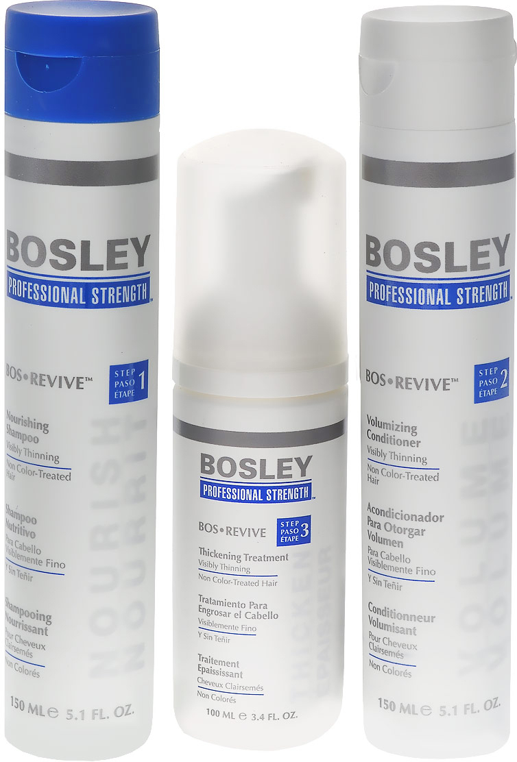 Bosley уход увеличивающий густоту истонченных окрашенных волос