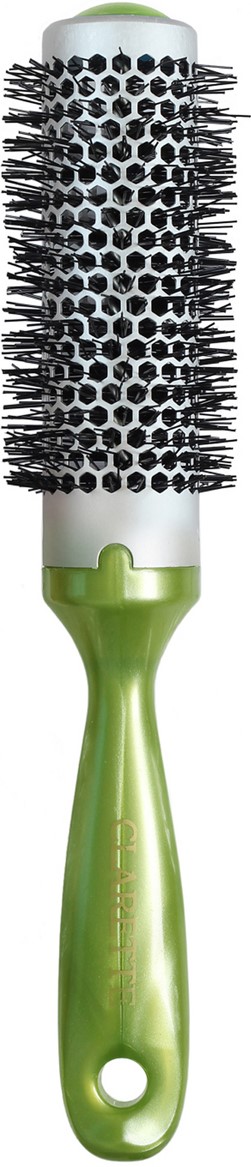 Clarette Щетка для волос для термозавивки, цвет: зеленый