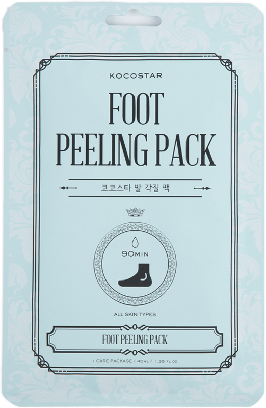 Kocostar Педикюрная маска Гладкие пяточки (носочки), 40 мл / Foot Peeling Pack kocostar педикюрная маска гладкие пяточки носочки 40 мл foot peeling pack