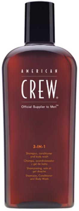 фото American Crew Classic 3-in-1 Shampoo, Conditioner and Body Wash Средство 3 в 1 Шампунь, Кондиционер и Гель для душа, 100 мл