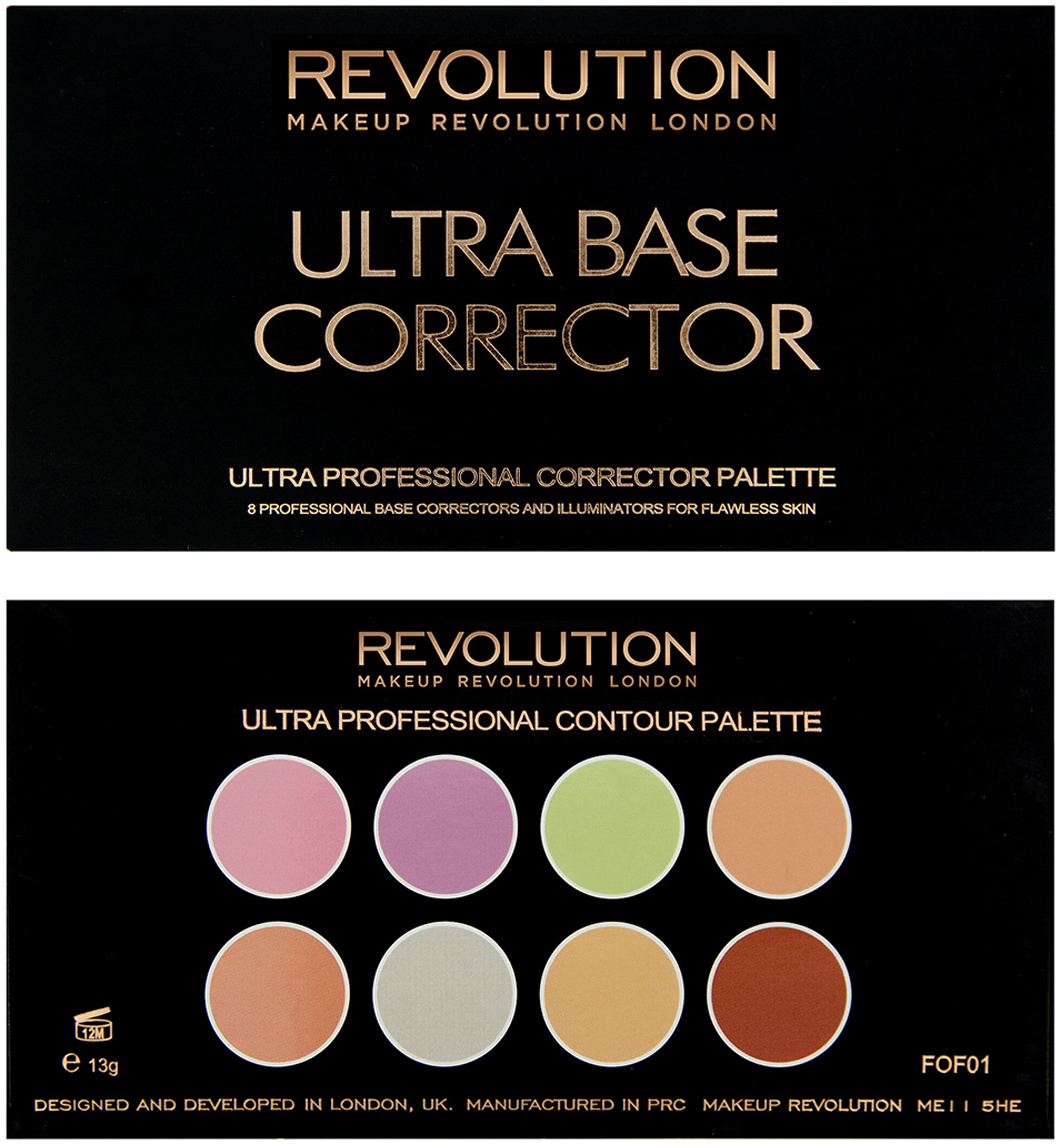 фото Makeup Revolution Набор цветных корректоров Ultra Base Corrector, 13 гр