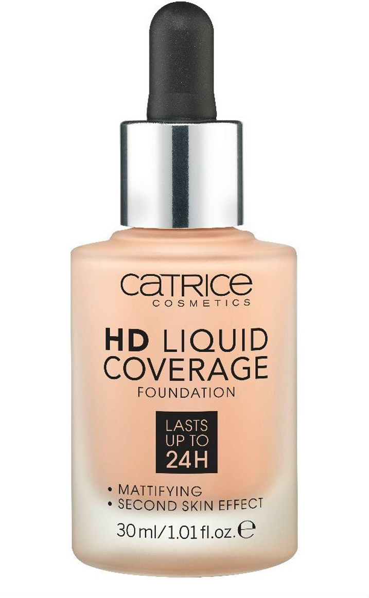 фото Catrice Основа тональная HD Liquid Coverage Foundation 020 Rose Beige 30 мл