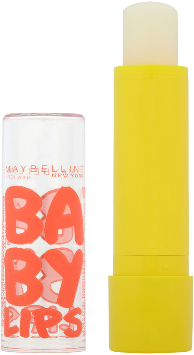 фото Maybelline New York Бальзам для губ "Baby Lips, Бережный уход", для чувствительной кожи губ, восстанавливающий и увлажняющий, бесцветный с запахом, 1,78 мл