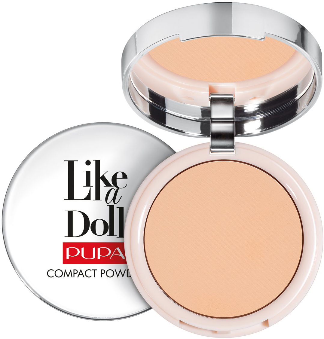 Pupa пудра компактная - Compact Powder like a Doll 01 фарфор