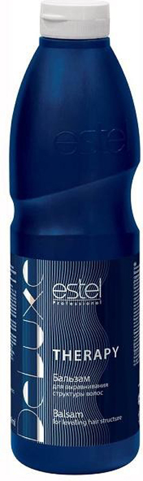 Estel Curex De Luxe Бальзам для выравнивания структуры волос для сухих и поврежденных волос 1000 мл