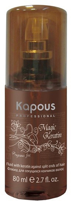 фото Kapous Флюид для секущихся волос с кератином Magic Keratin 80 мл Kapous professional