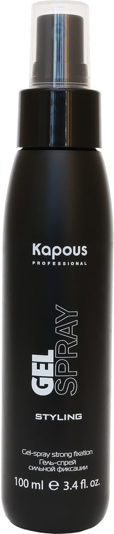 фото Kapous Гель-спрей для волос сильной фиксации Styling Gel-spray Strong Fixation 100 мл Kapous professional