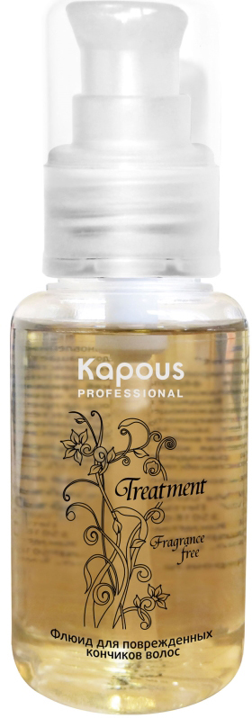 фото Kapous Treatment Флюид для поврежденных кончиков волос 60 мл Kapous professional