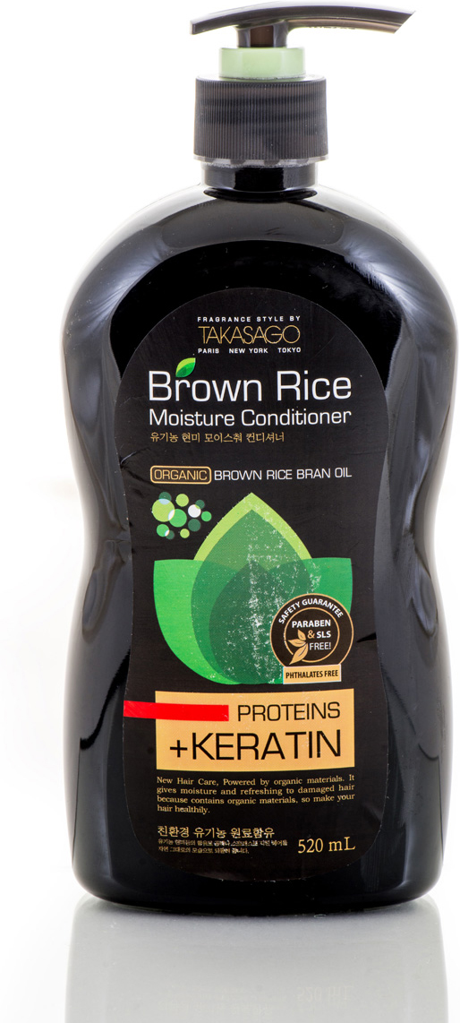 фото Brown Rice Кондиционер увляжняющий Organic Bran Oil Moisture, 520 мл