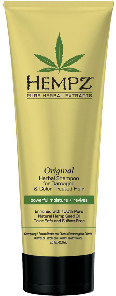 фото Hempz Шампунь растительный Оригинальный сильной степени увлажнения для поврежденных волос Original Herbal Shampoo 265 мл
