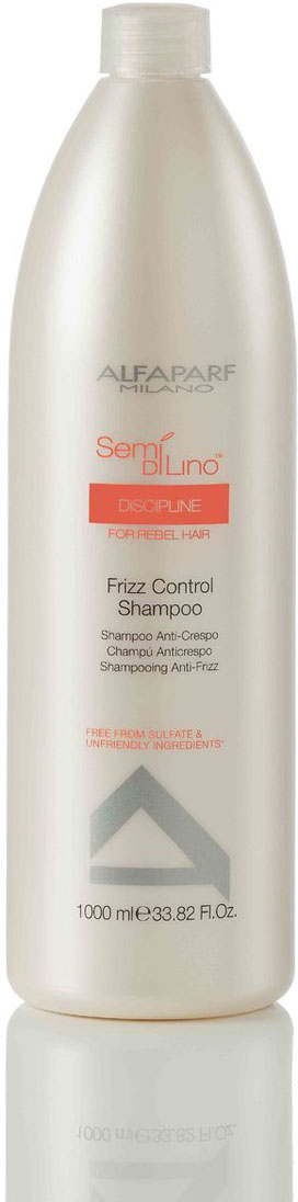 Alfaparf Разглаживающий шампунь для непослушных волос Semi Di Lino Discipline Frizz Control Shampoo 1000 мл Alfaparf Разглаживающий шампунь для непослушных волос Semi Di Lino Discipline Frizz Control Shampoo 1000 мл