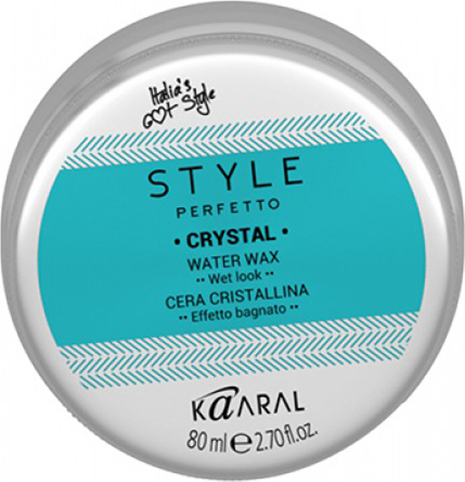 фото Kaaral Воск для волос с блеском Style Perfetto Crystal Water Wax, 80 мл