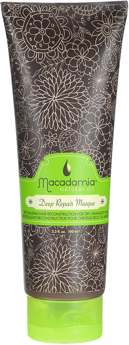 фото Macadamia Natural Oil Маска для волос восстанавливающая, интенсивного действия, с маслом арганы и макадамии, 100 мл