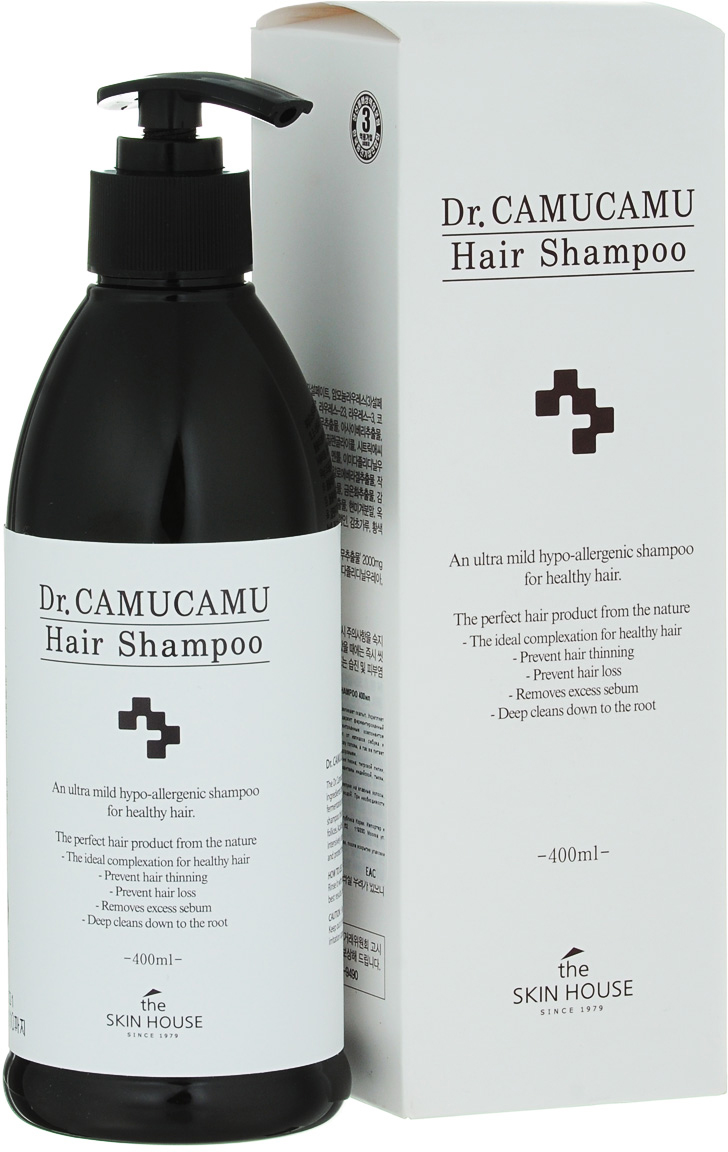 фото The Skin House Лечебный шампунь DR. Camucamu hair shampoo, 400 мл