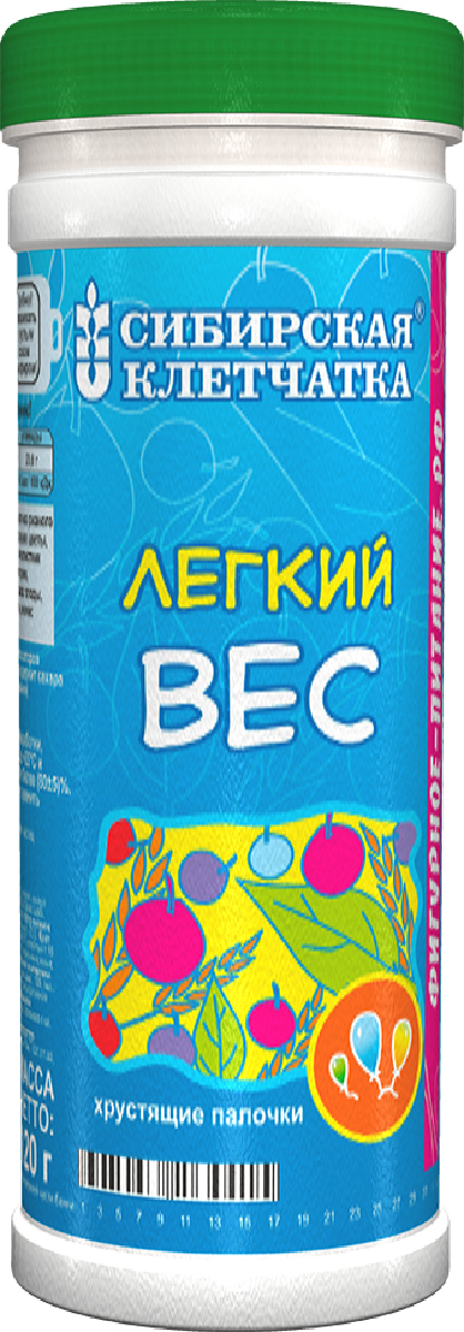 Сибирская Клетчатка легкий вес в хрустящих гранулах, 120 г — купить в ...