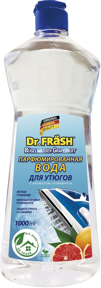 фото Вода для утюгов "Dr.Frash", парфюмированная, с ароматом грейпфрута, 1 л