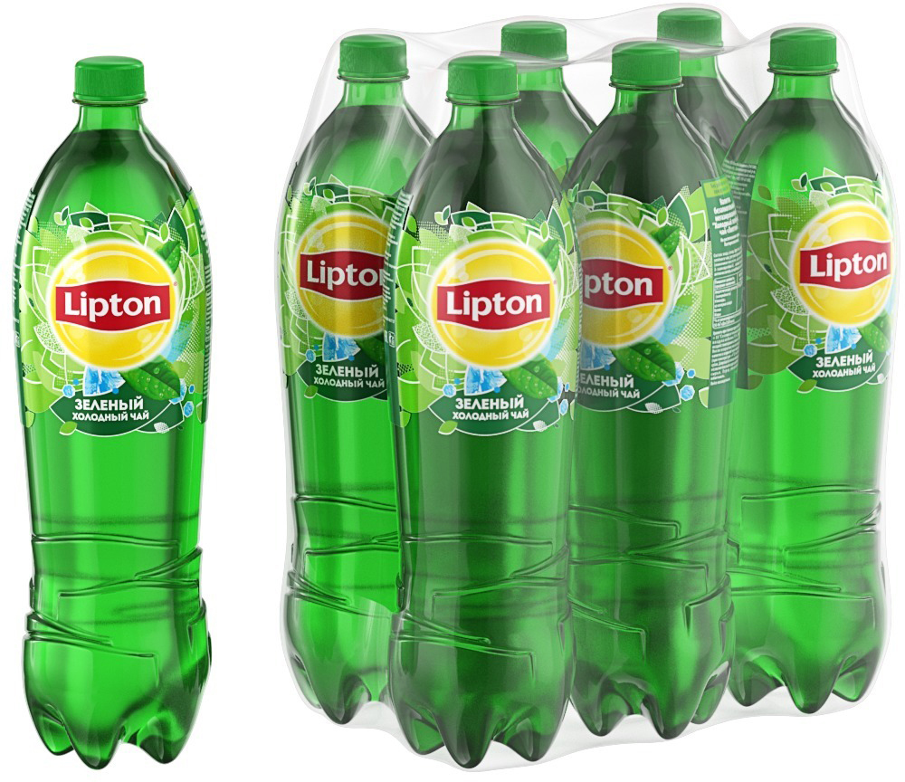 фото Lipton Ice Tea Зеленый холодный чай, 6 штук по 1,5 л