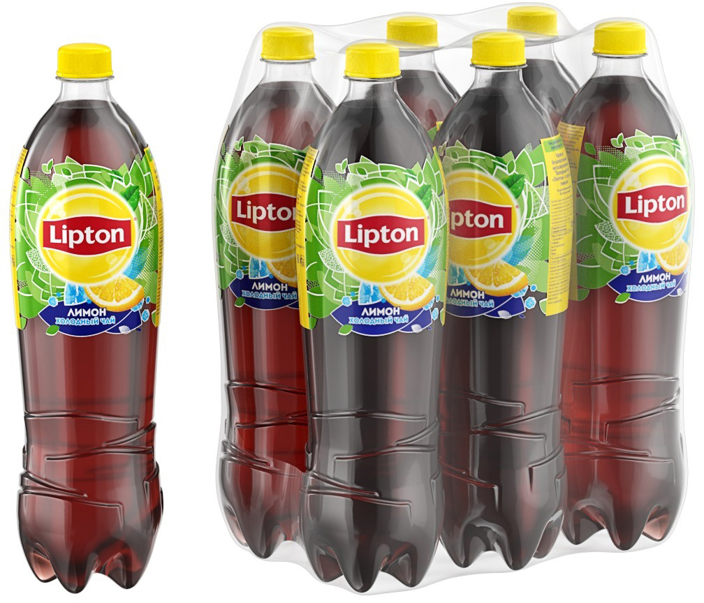 фото Lipton Ice Tea Лимон холодный чай, 6 штук по 1,5 л