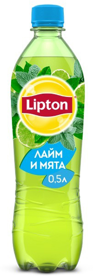 фото Lipton Ice Tea Лайм-Мята холодный чай, 0,5 л