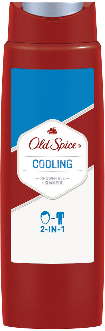 фото Гель для душа + Шампунь Old Spice 2в1 Cooling, 250 мл