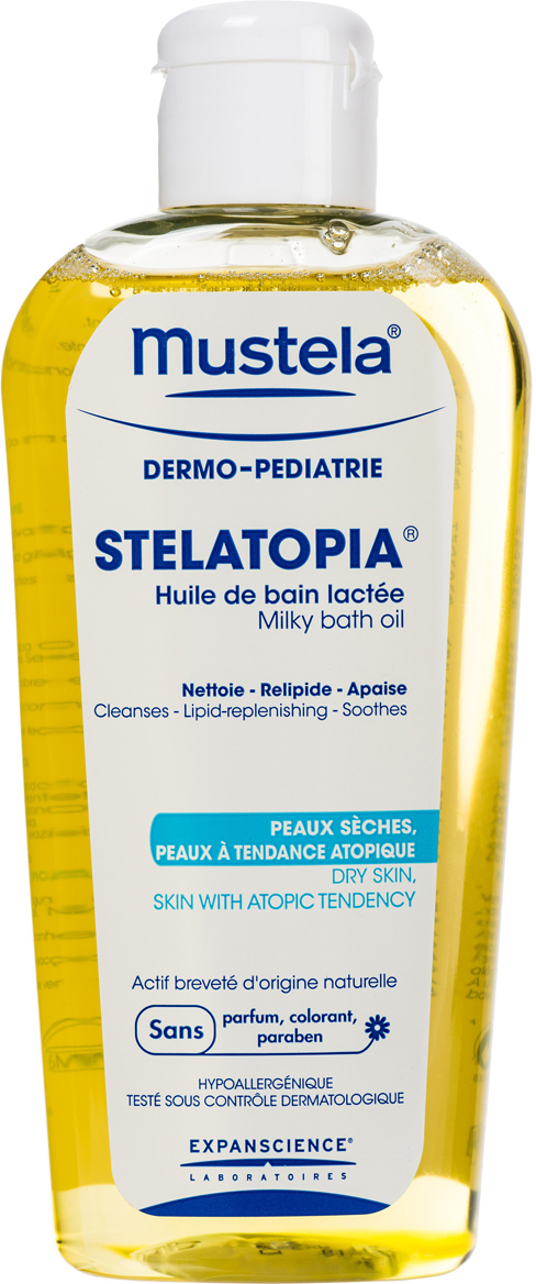 фото Масло детское Mustela Stelatopia для ванны, 200 мл