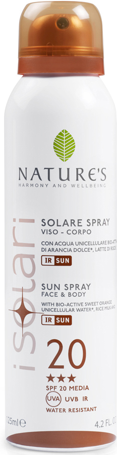 фото Nature's Sun Солнцезащитный спрей SPF 20, 150 мл Bios line s.p.a