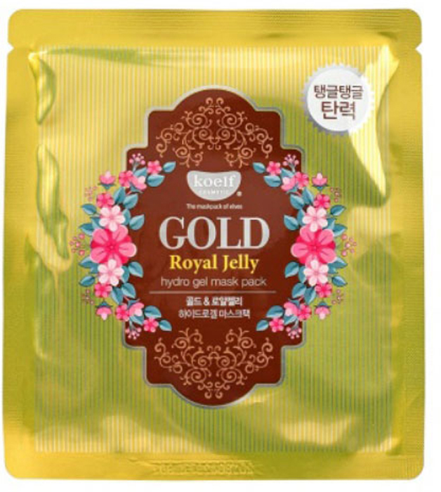 фото Koelf Маска для лица гидрогелевая с золотом и маточным молочком Gold & Royal Jelly Mask, 30 гр