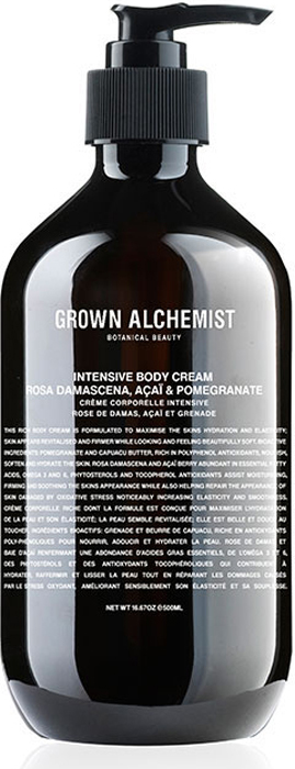 фото Grown Alchemist Интенсивно увлажняющий крем для тела "Дамасская роза, асаи и гранат", 500 мл