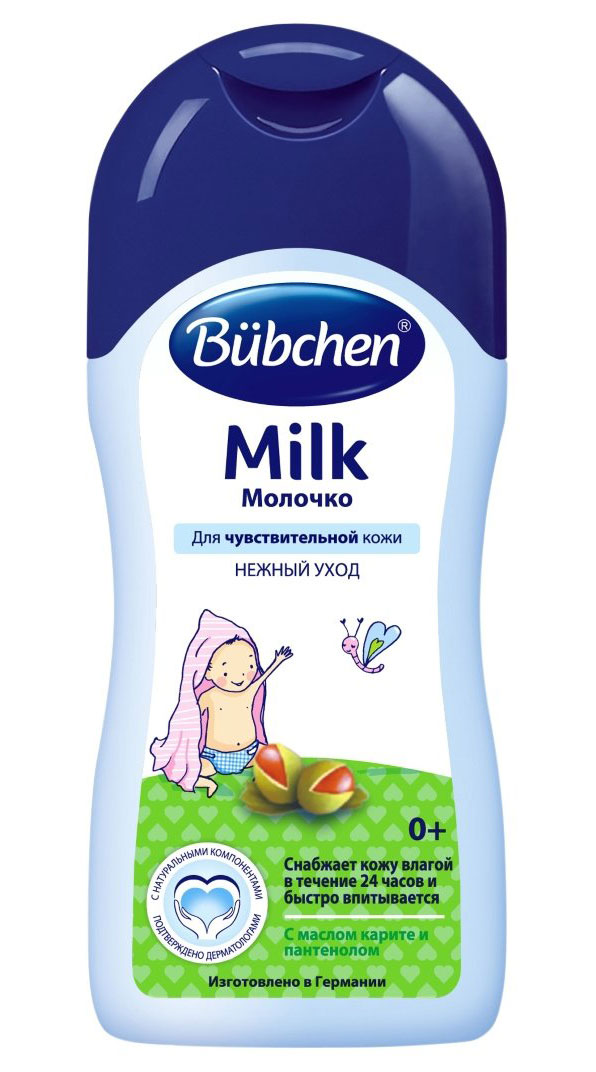 Bubchen Молочко для ухода за чувствительной кожей Milk 400 мл - изображение