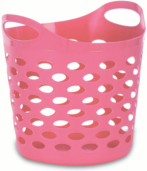 фото Корзина-сумка "Gensini", универсальная, цвет: розовый, 13 л