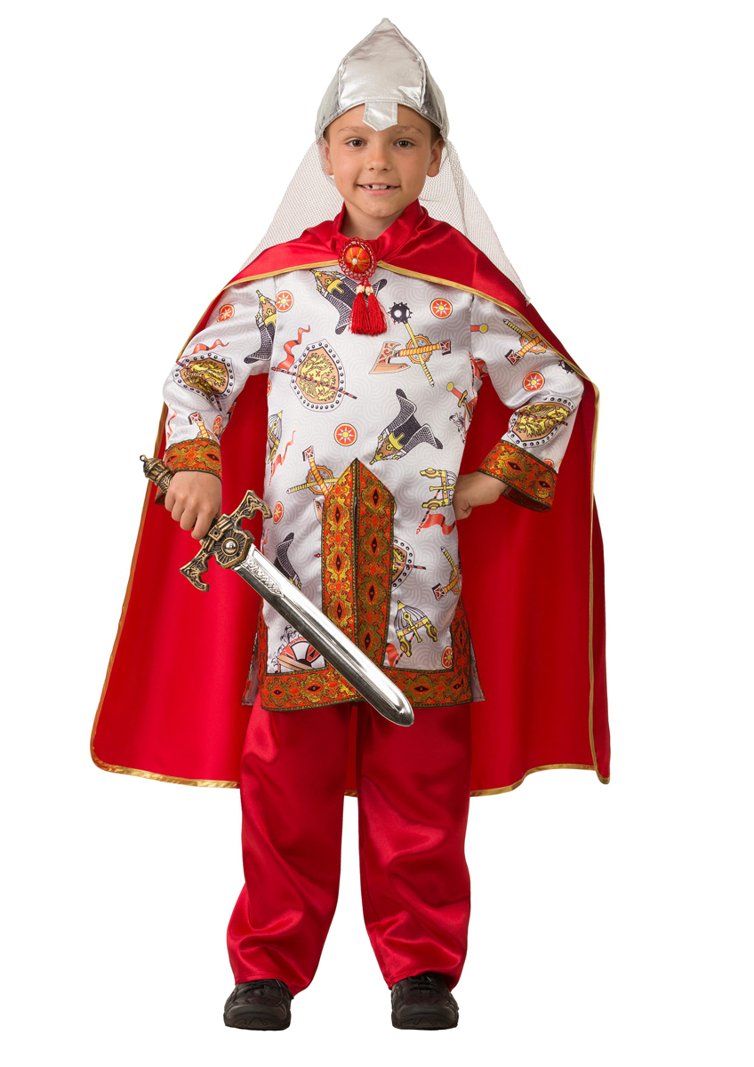 фото Батик Костюм карнавальный для мальчика Богатырь сказочный размер 26
