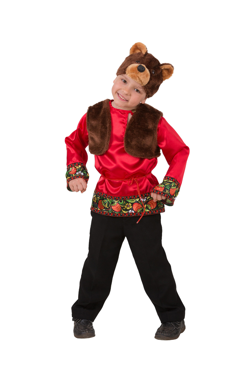 фото Батик Костюм карнавальный для мальчика Мишка Захарка размер 26