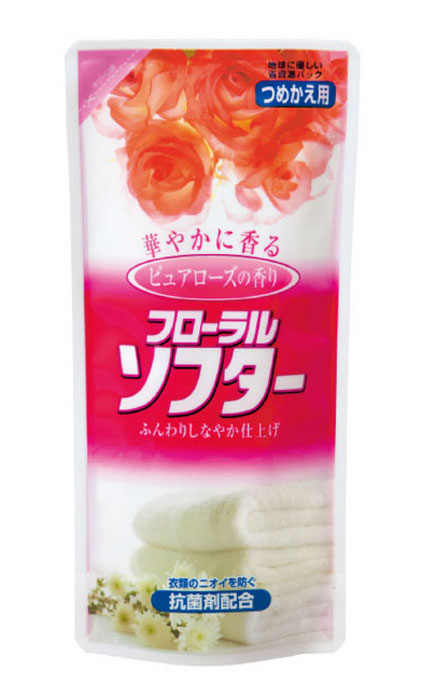 фото Кондиционер для белья "Nihon Detergent", смягчающий, с ароматом букета роз, 500 мл
