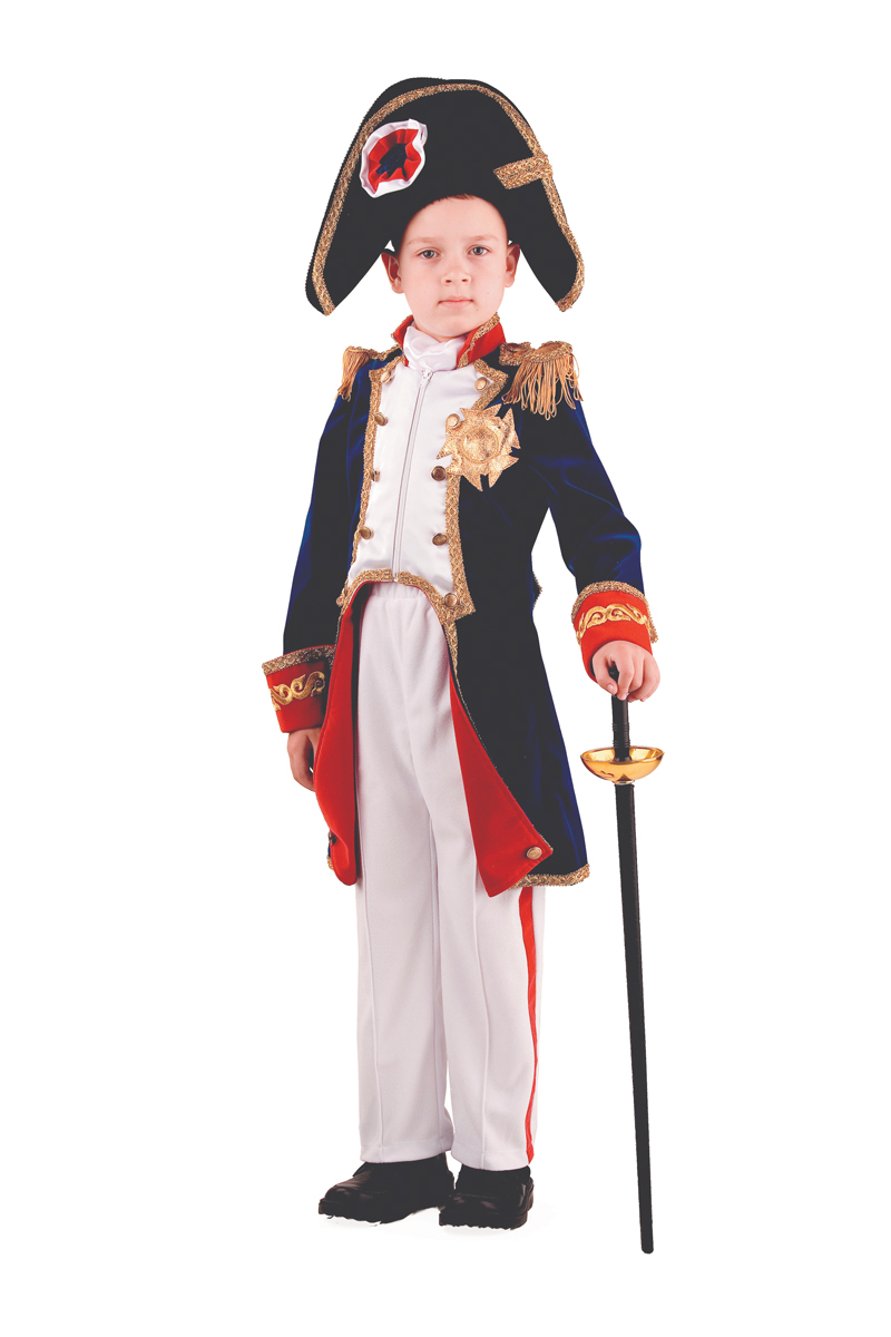 Батик Костюм карнавальный для мальчика Наполеон размер 32