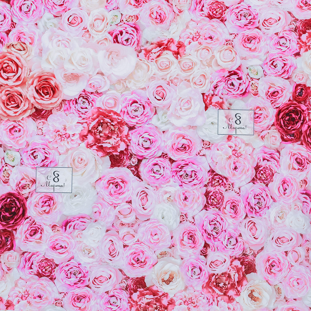 фото Бумага упаковочная Дарите счастье "Букеты роз", глянцевая, 70 х 100 см. 2887322
