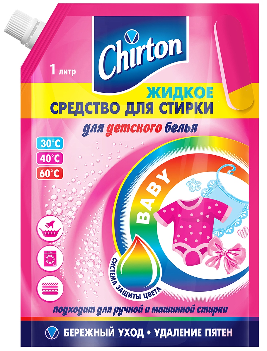 фото Жидкое средство для стирки детского белья "Chirton", 1 л