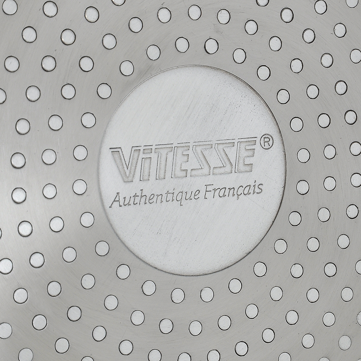 фото Сковорода Vitesse "Black-and-White", с керамическим покрытием, цвет: черный, белый. Диаметр 24 см