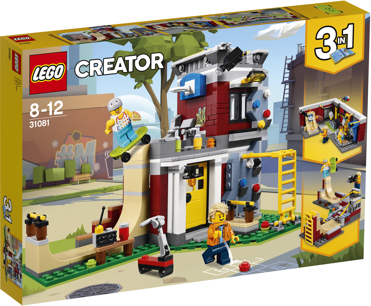 LEGO Creator 31081 Скейт-площадка Модульная сборка Конструктор
