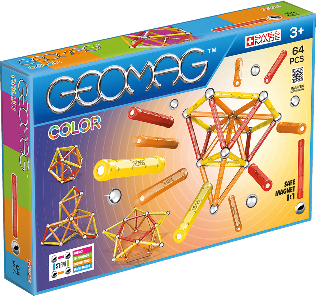 фото Geomag Конструктор магнитный Color 64 элемента