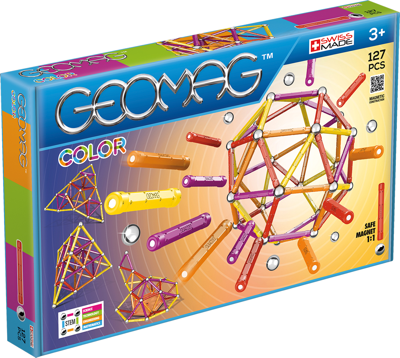 фото Geomag Конструктор магнитный Color 127 элементов