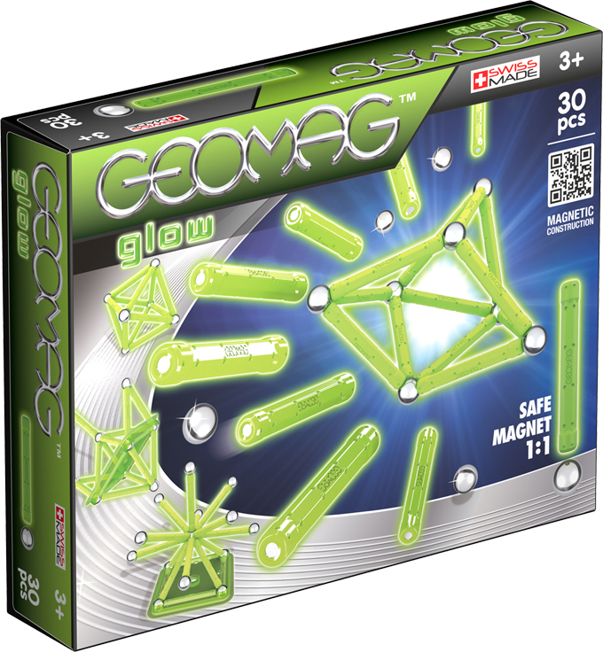 фото Geomag Конструктор магнитный Glow 30 элементов