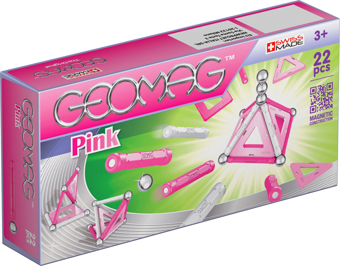 фото Geomag Конструктор магнитный Pink 22 элемента