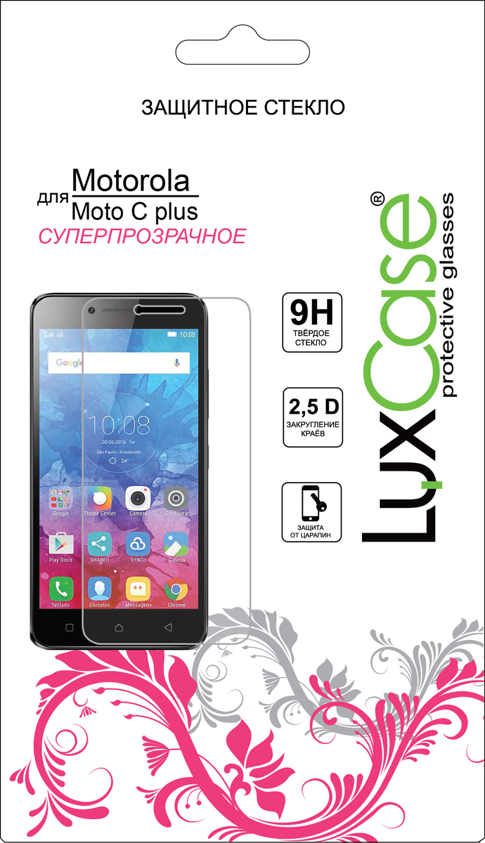 фото Защитное стекло Motorola Moto C Plus Luxcase