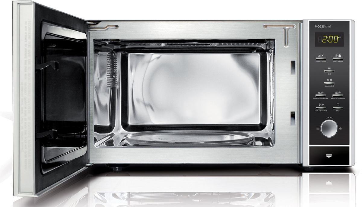 фото Микроволновая печь CASO MCG 25 Chef, Black Silver