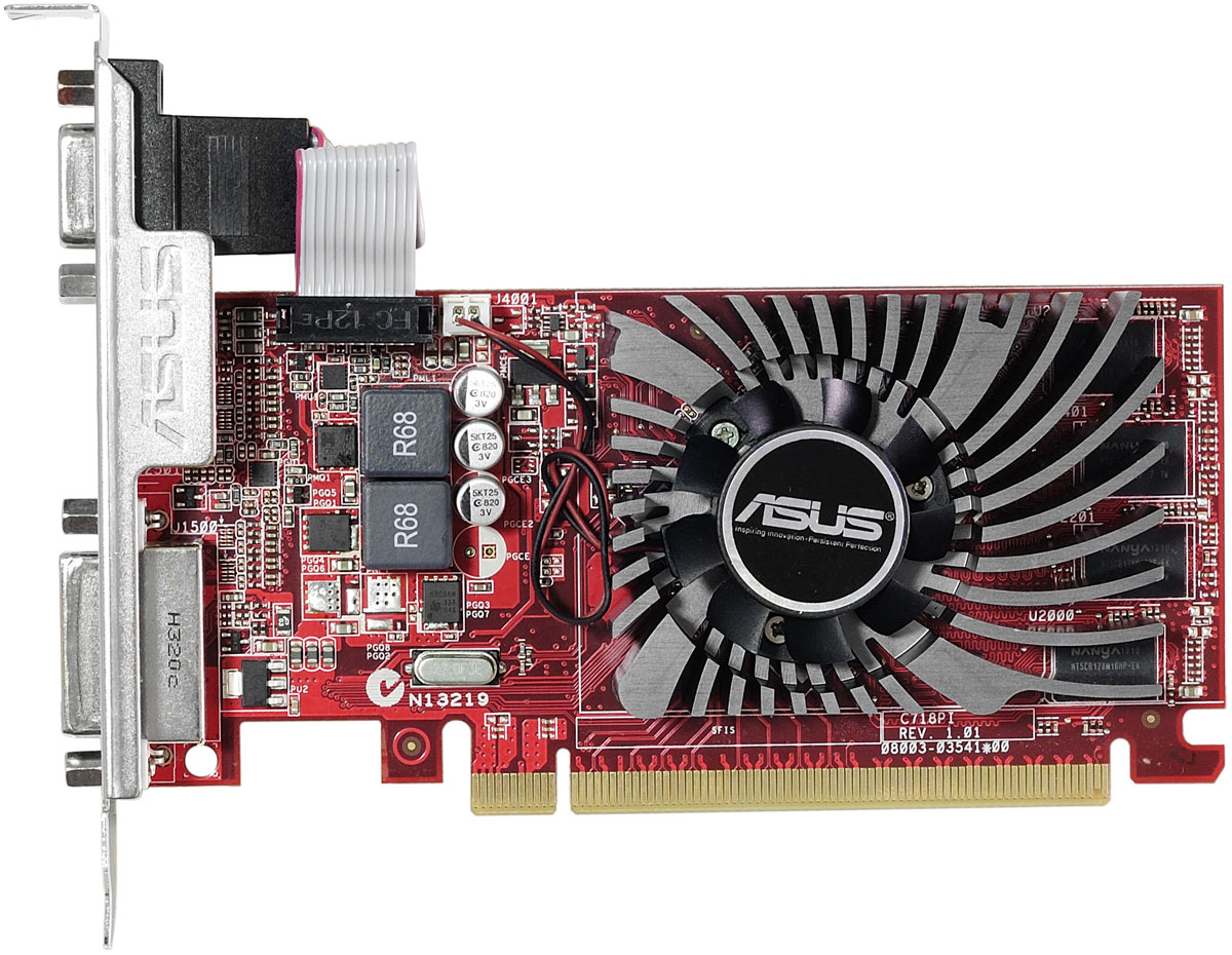 фото Видеокарта AMD (ATI) Radeon R7 240 ASUS PCI-E 2048Mb, R7240-2GD3-L